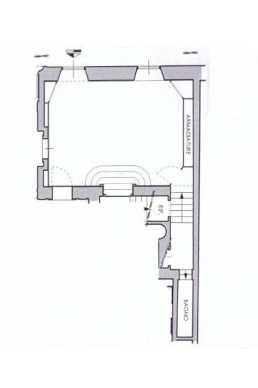 Shop via Borgospesso, Milano - floor plans 1