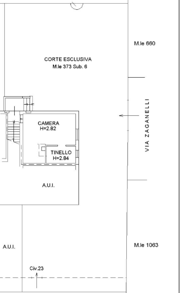 Four-room apartment Via D. Alighieri, Cotignola - floor plans 1