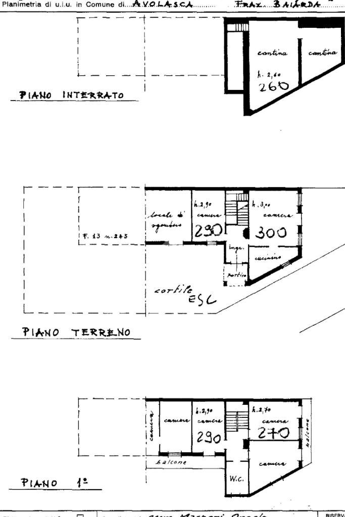 Casa indipendente Strada Comunale Tortona Garbagna, Avolasca - planimetria 1