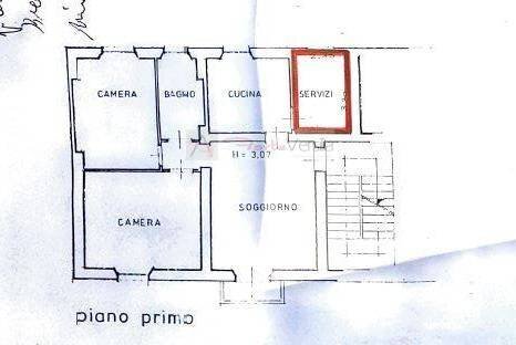 Foto 36 - Quadrilocale Forte dei Marmi - planimetria 1