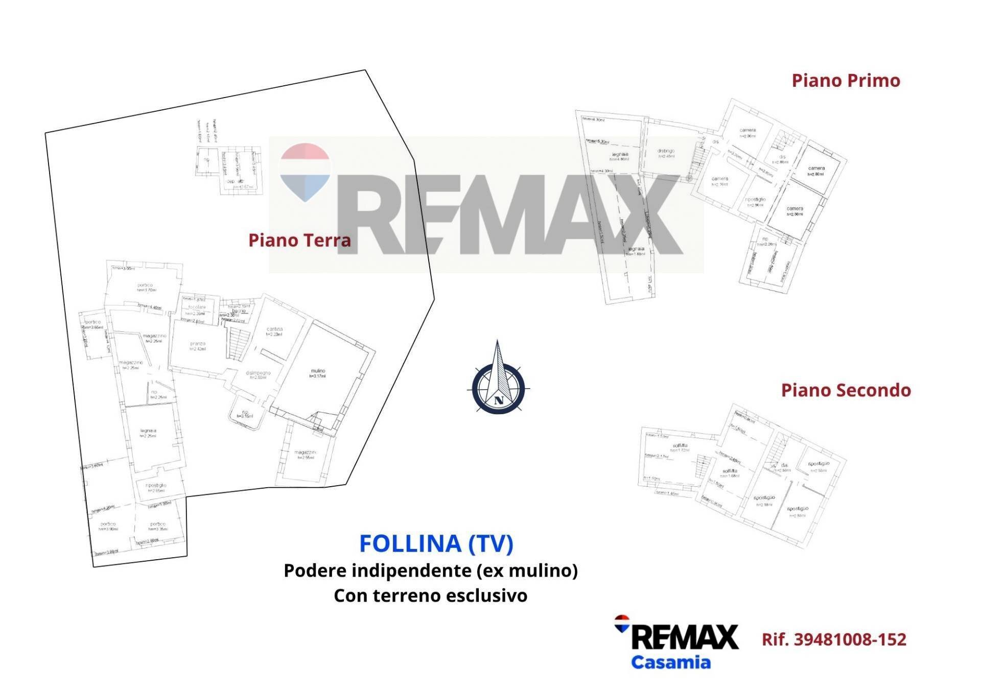 Pianta 2D - Rustic Via Solandre
 
3, Follina - floor plans 1