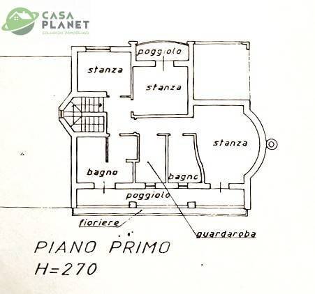 Foto 15 - Villa a Schiera Mogliano Veneto - planimetria 1