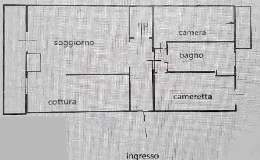 Foto 32 - Three-room apartment via Corioni
 
120, Cologne - floor plans 1