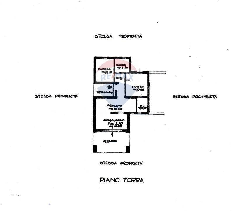 Pianta 2D - Semi-detached house via la Serrera, Trinità d'Agultu e Vignola - floor plans 1