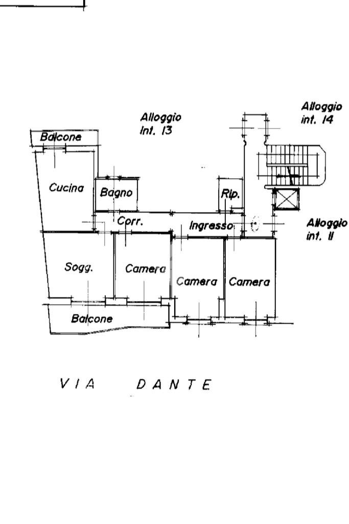 Apartment Corso Dante Alighieri, Alassio - floor plans 1
