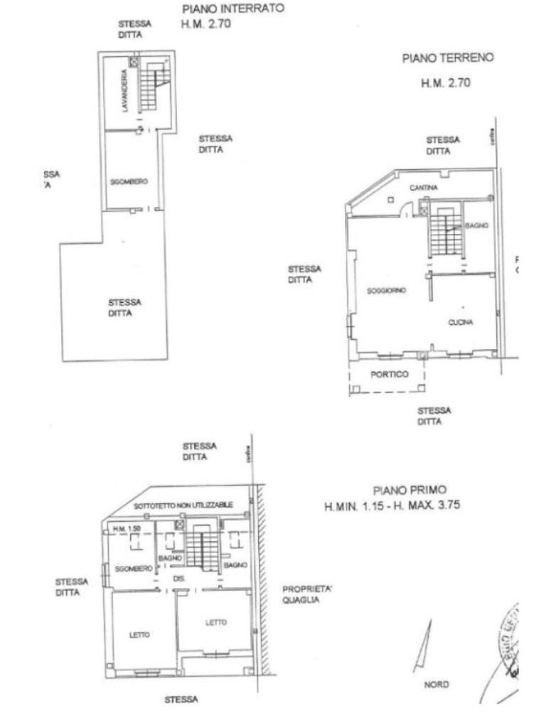 Casa semi indipendente Via Superga, Baldissero Torinese - planimetria 1