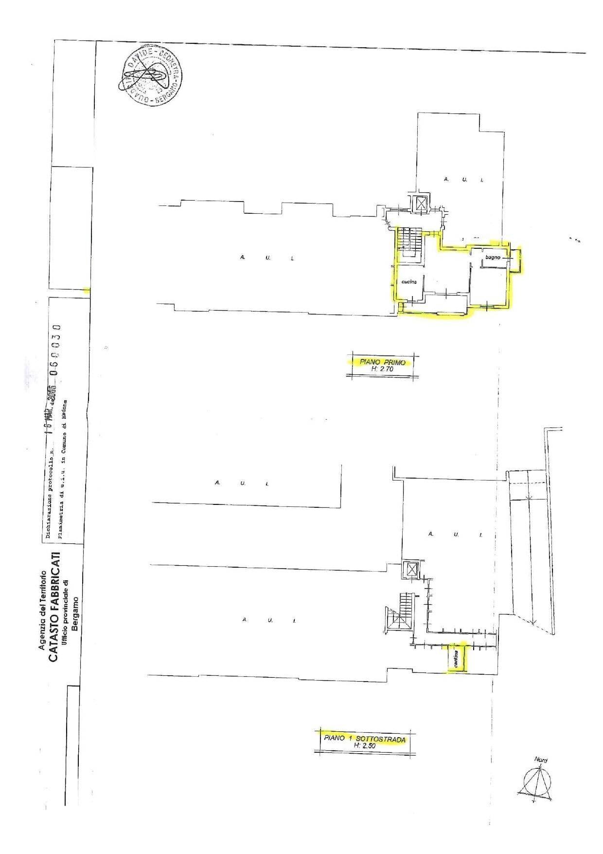 Foto 18 - Two-room apartment via della Croce, Madone - floor plans 1