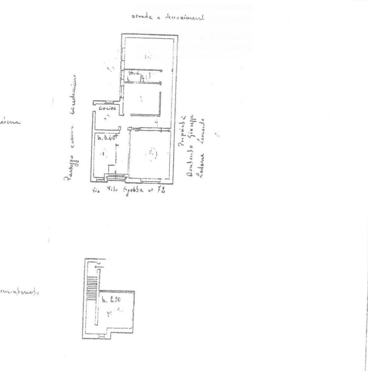 Foto 17 - Quadrilocale Via Vito Sgobba
 
72, Castellana Grotte - planimetria 1