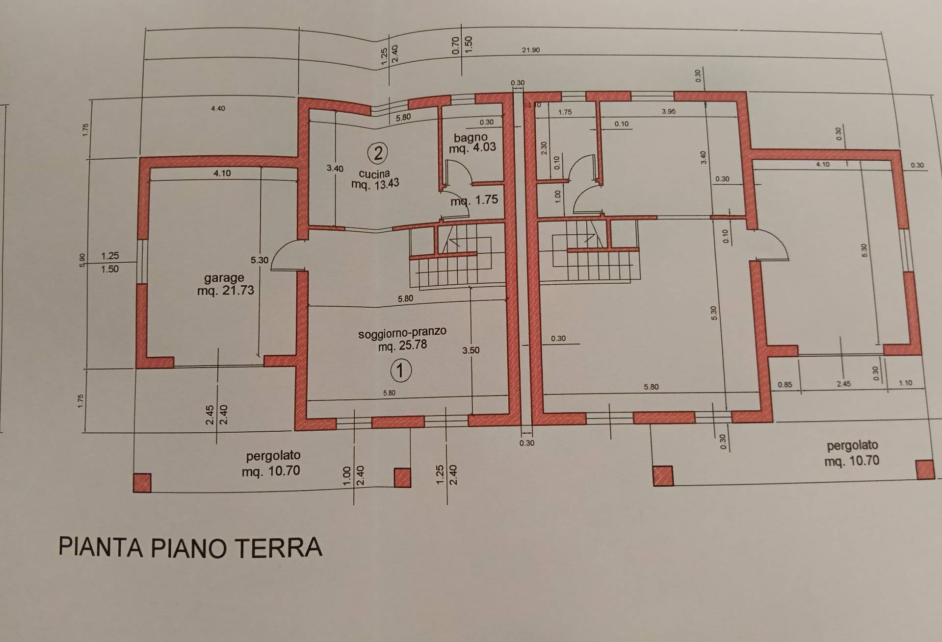 Foto 1 - Casa indipendente Via Guglielmo Marconi
 
20, Fauglia - planimetria 1