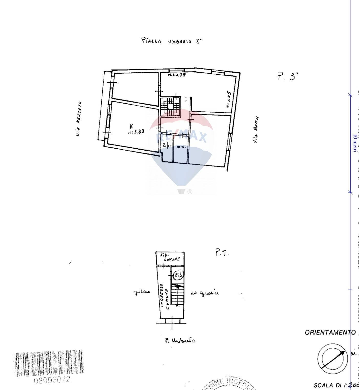 Pianta 2D - Attico Piazza Umberto I
 
12, Enna - planimetria 1