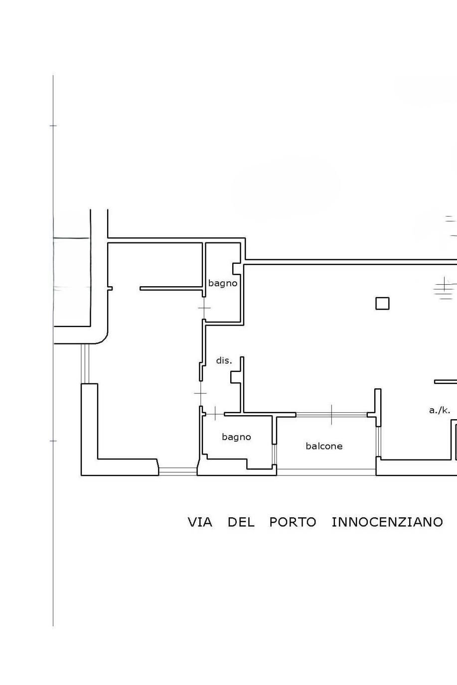 Bilocale via Porto Innocenziano, 33, Anzio - planimetria 1
