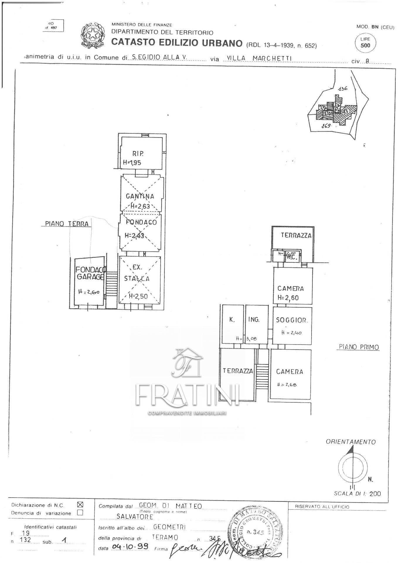 Foto 23 - Casa indipendente Nucleo Marchetti
 
8, Sant'Egidio alla Vibrata - planimetria 1