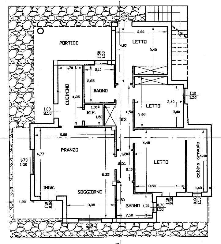 Foto 27 - Villa Via Vecchia Poggiardo, Poggiardo - planimetria 1