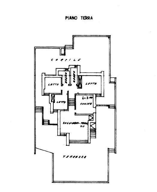 Foto 62 - Villa Castrignano del Capo - planimetria 1