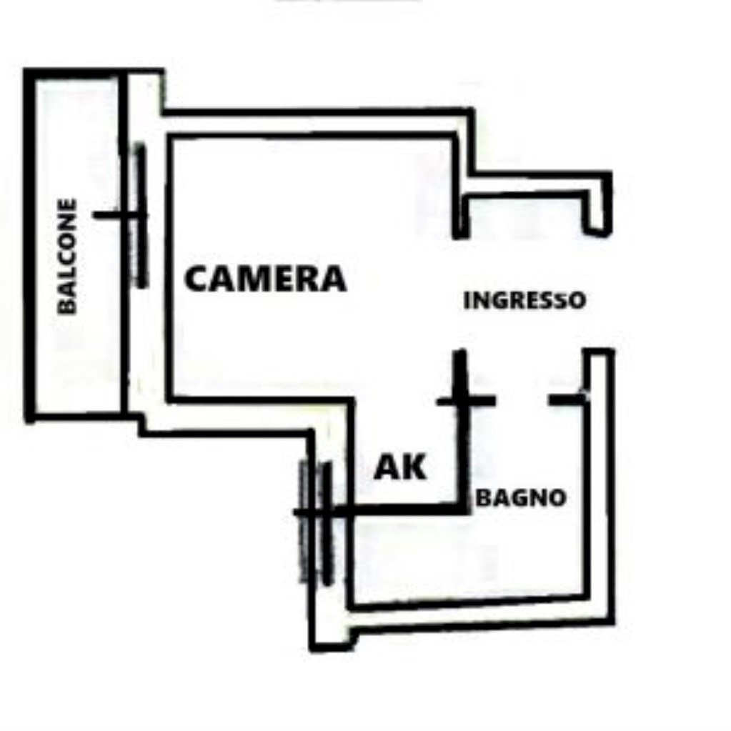 One-room apartment Viale San Francesco, 3, Bardonecchia - floor plans 1