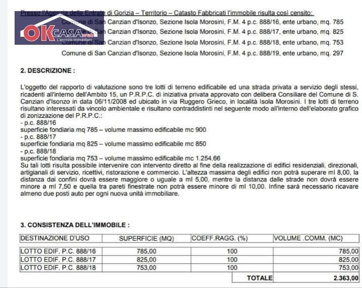 Foto 2 - Terreno edificabile Via Ruggero Grieco, San Canzian d'Isonzo - foto 2