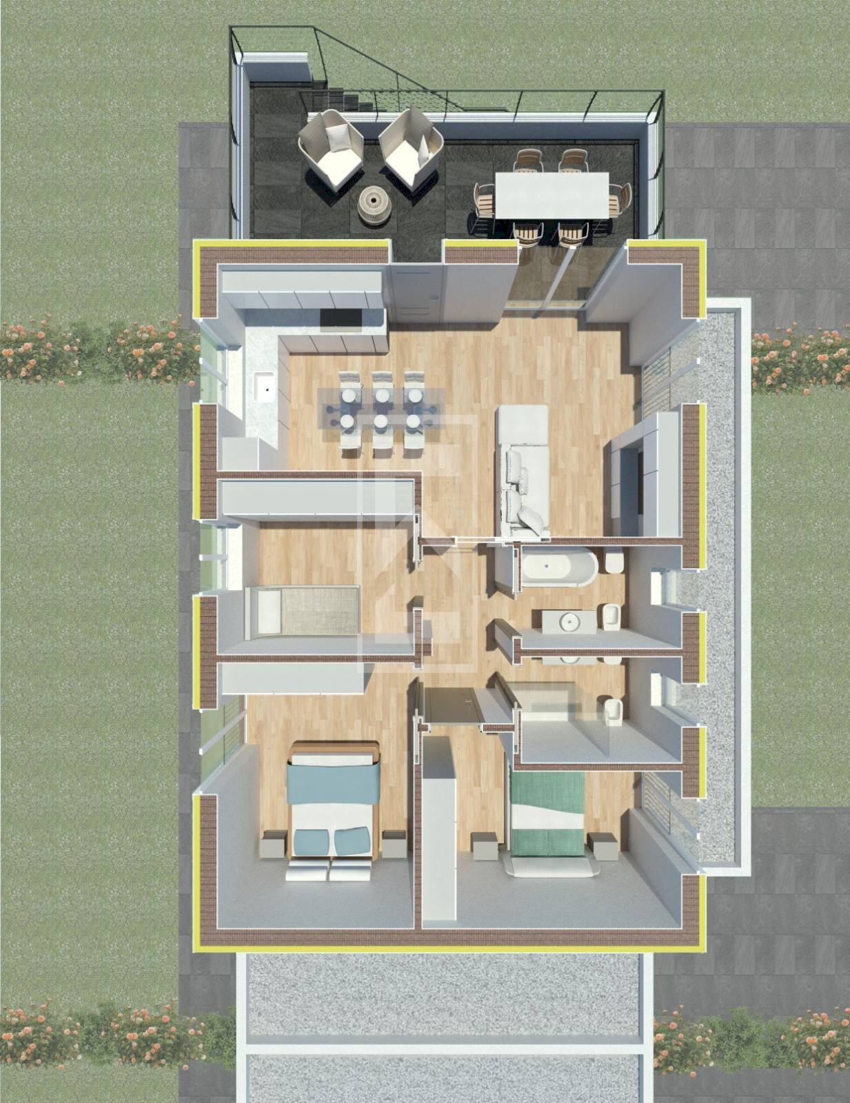 Foto 31 - Casa semi indipendente via Monte Baldo, Desenzano del Garda - planimetria 1