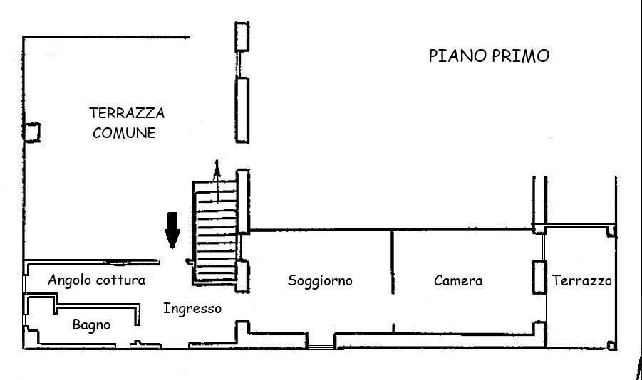 Trilocale corso Giuseppe Mazzini, 8, Borgo San Dalmazzo - planimetria 1