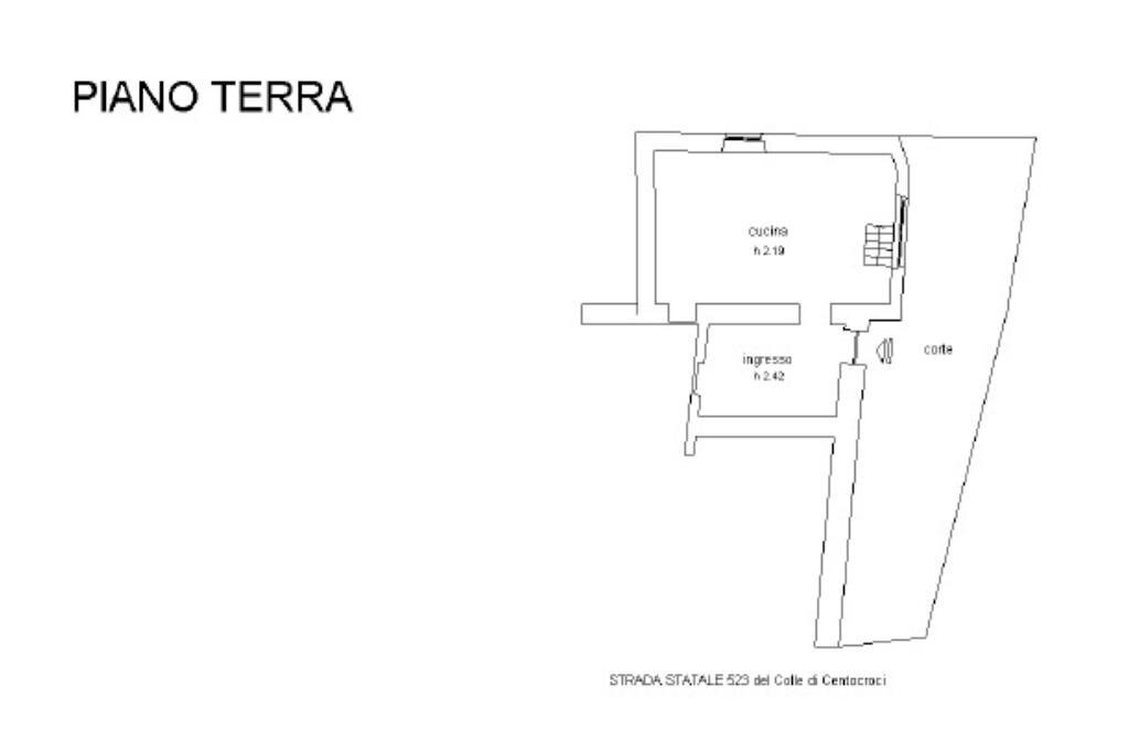 Casa semi indipendente Via Lorenzo Gardella, Casarza Ligure - planimetria 1