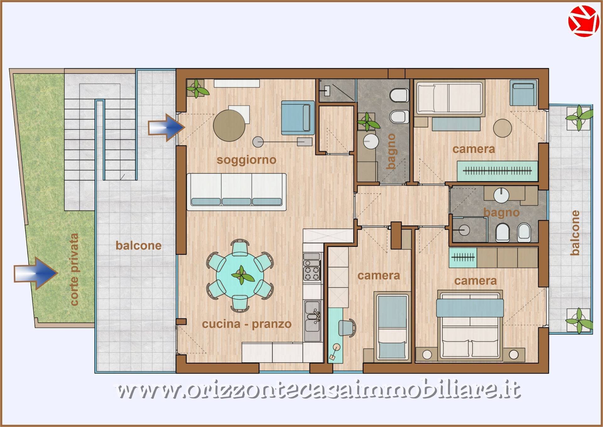 Foto 9 - Apartment Ascoli Piceno - floor plans 1