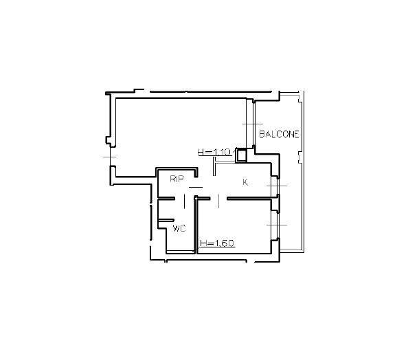 Foto 24 - Two-room apartment via vittorio gassman
 
3, Milano - floor plans 1
