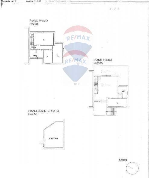 Pianta 2D - Casa semi indipendente Via Della Liberazione, L'Aquila - planimetria 1