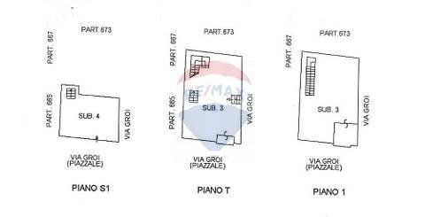 Pianta 2D - Independent house via Ignazio Groi
 
25, Niscemi - floor plans 1
