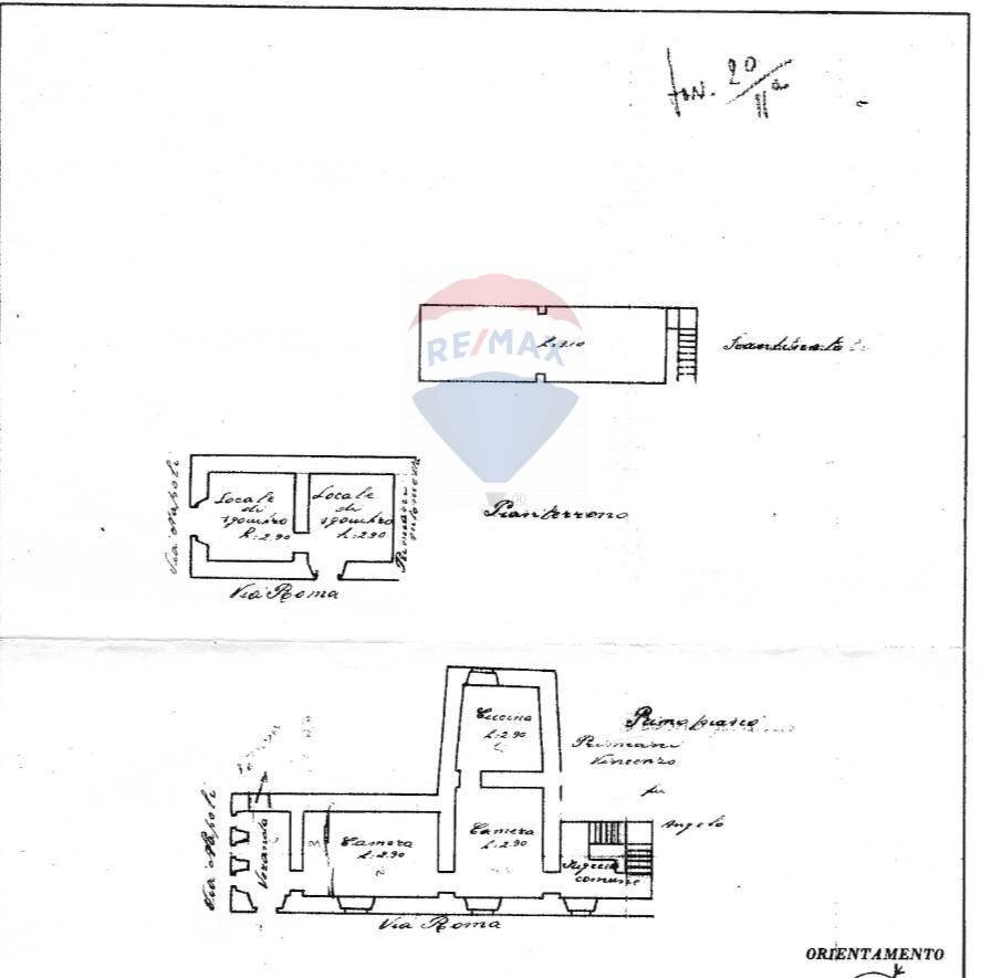 Pianta 2D - Casa semi indipendente Via Roma
 
2, Vinchiaturo - planimetria 1