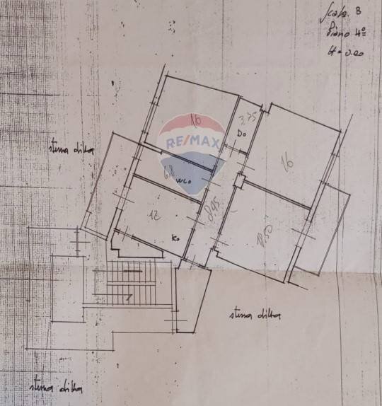 Pianta 2D - Quadrilocale Via Michele Titone
 
41, Palermo - planimetria 1