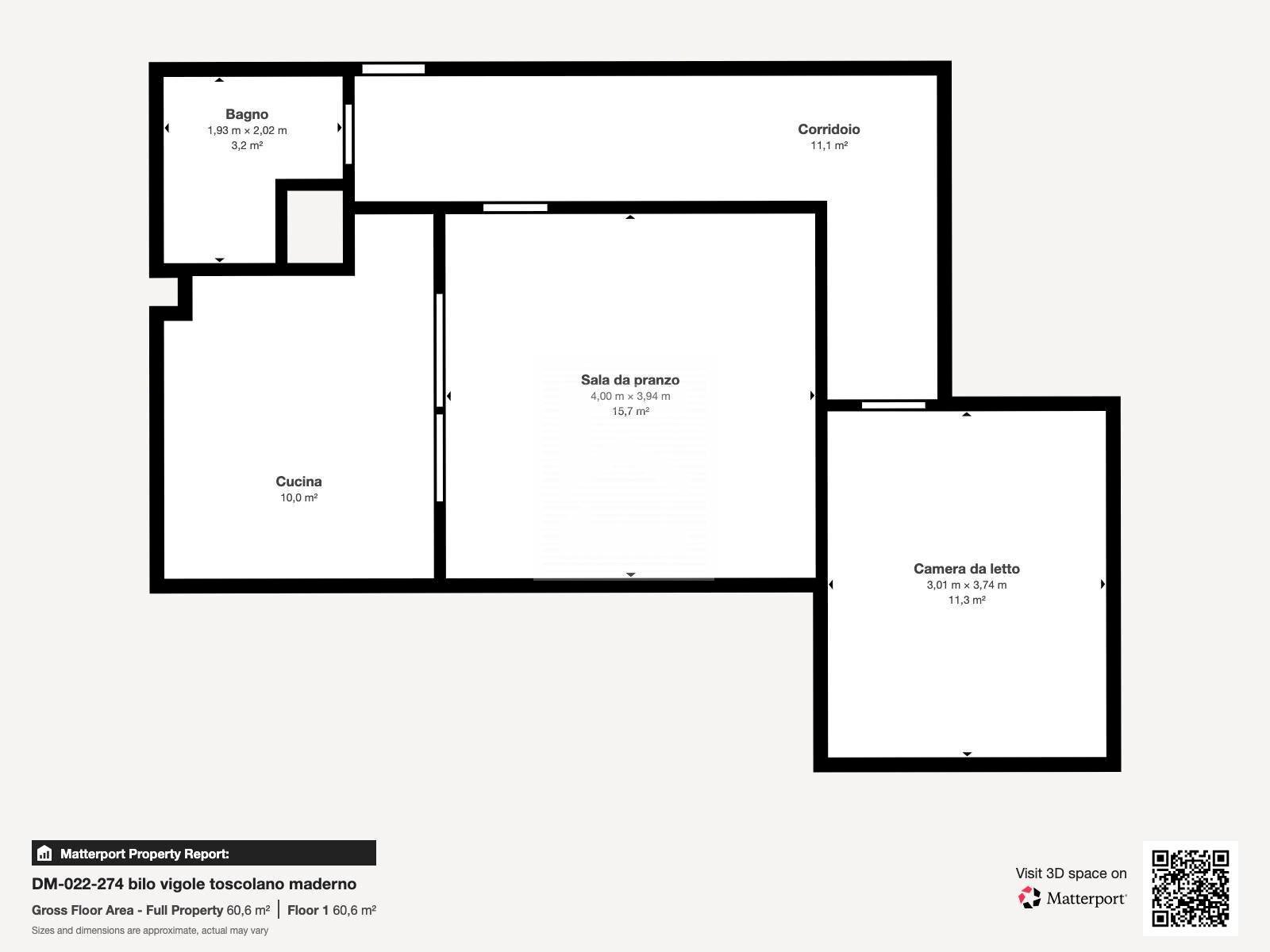 Foto 27 - Bilocale VIA VIGOLE
 
61, Toscolano-Maderno - planimetria 1