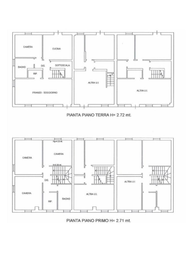 Terraced Villa Via lollia, San Felice sul Panaro - floor plans 1