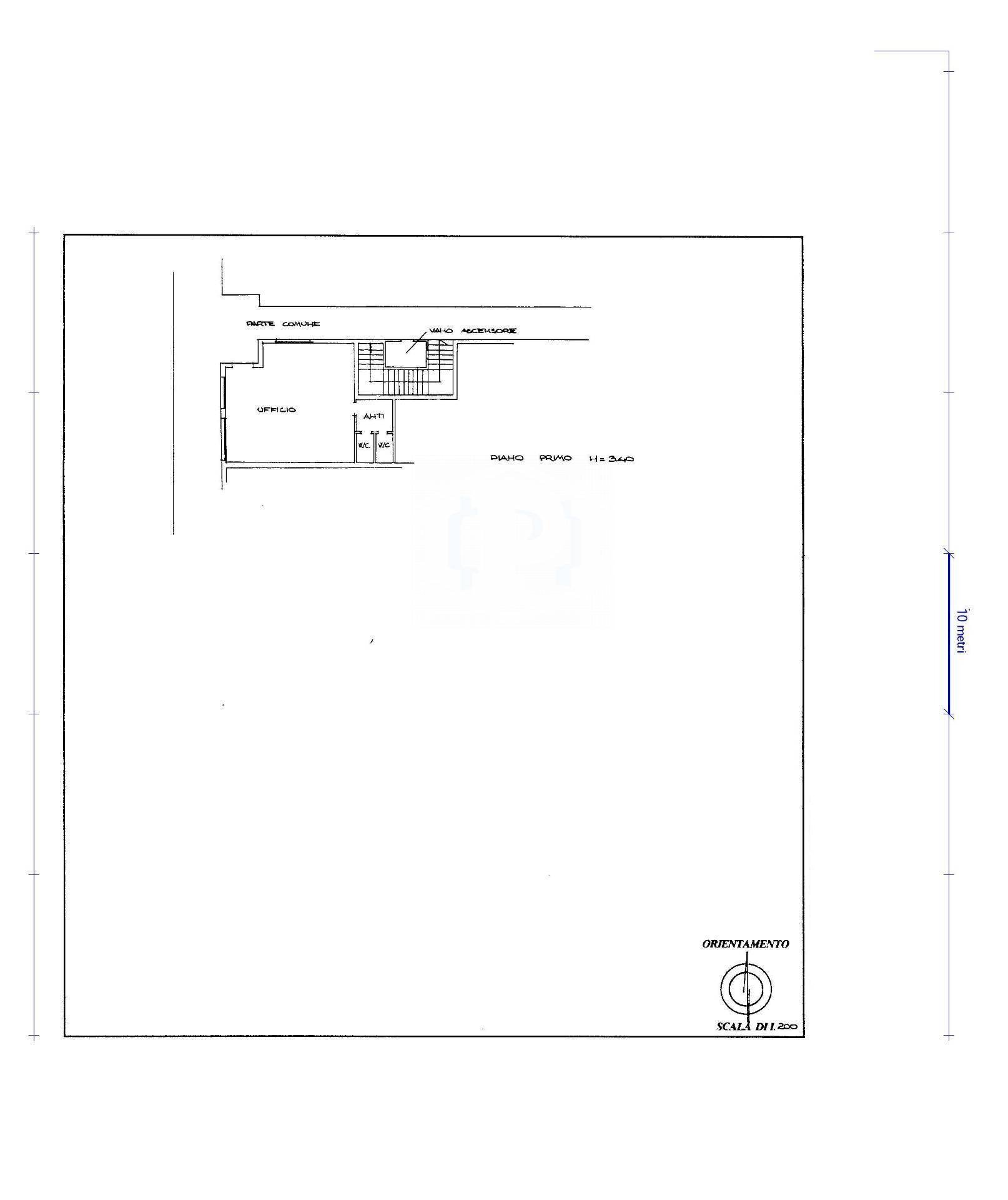 Ufficio Via San Donato, Granarolo dell'Emilia - planimetria 1