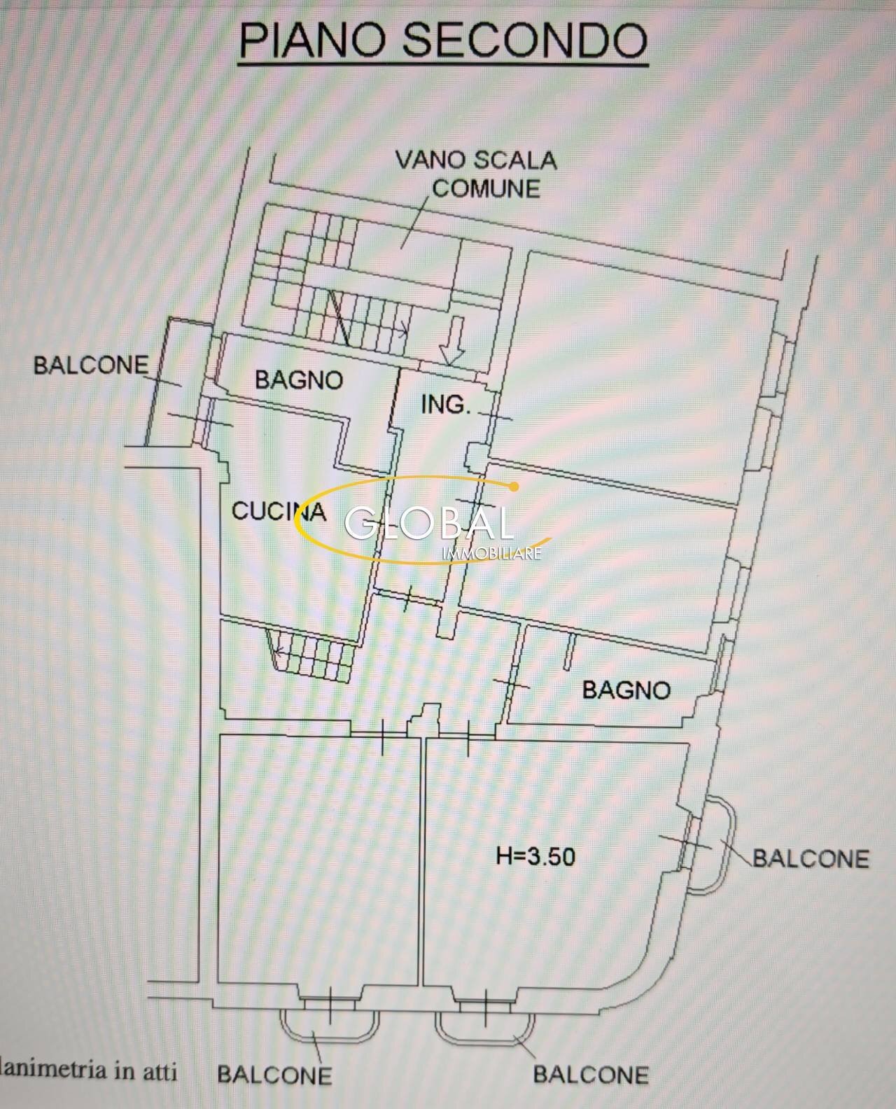 Foto 31 - Appartamento Ancona - planimetria 1