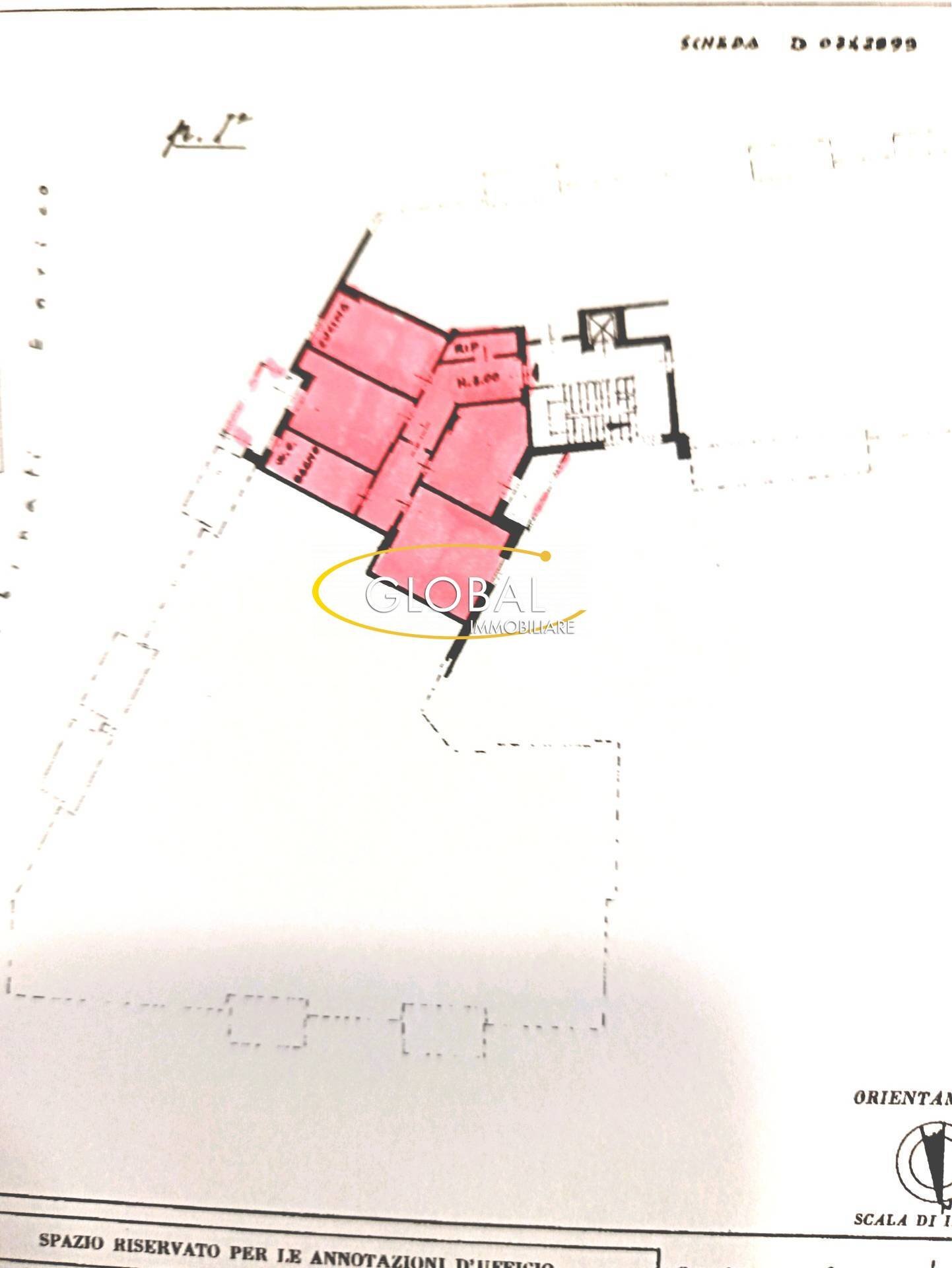 Foto 15 - Trilocale Ancona - planimetria 1