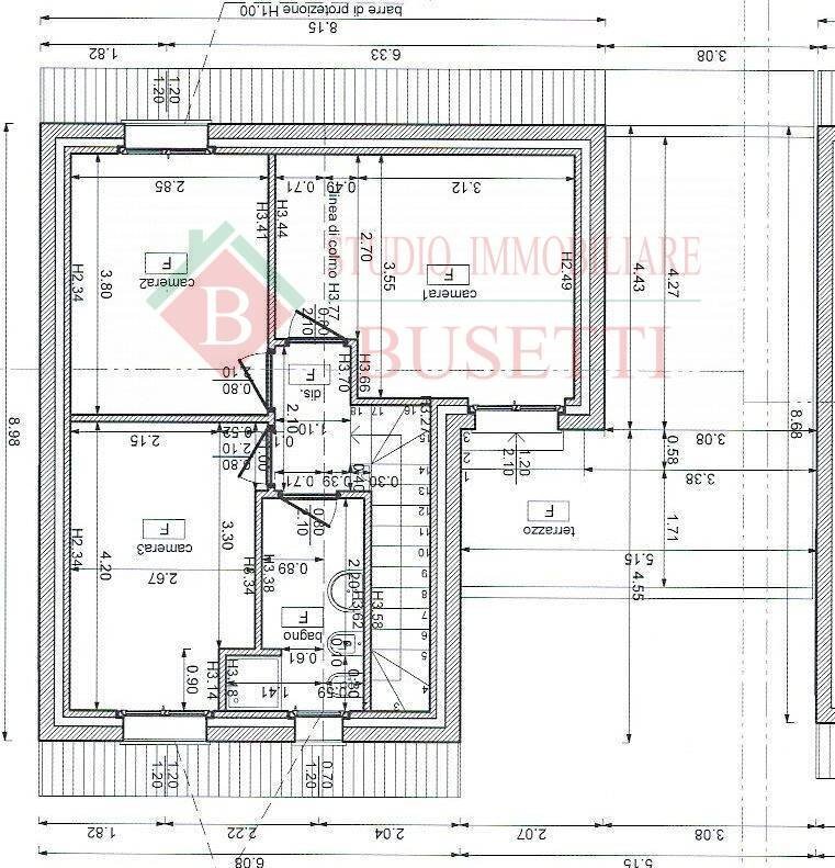 Foto 49 - Villa via Giacchetti
 
127, Gorla Minore - planimetria 1