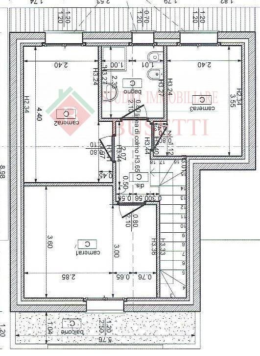 Foto 49 - Villa via Giacchetti
 
127, Gorla Minore - planimetria 1