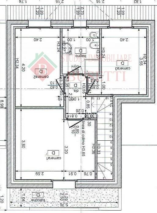 Foto 49 - Villa via Giacchetti
 
127, Gorla Minore - planimetria 1