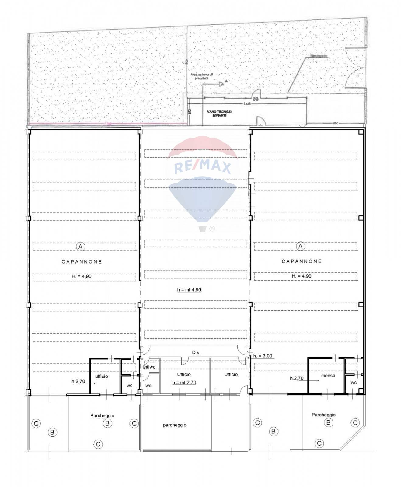 Pianta 2D - Capannone Via Giulio Pastore
 
25, Certosa di Pavia - planimetria 1