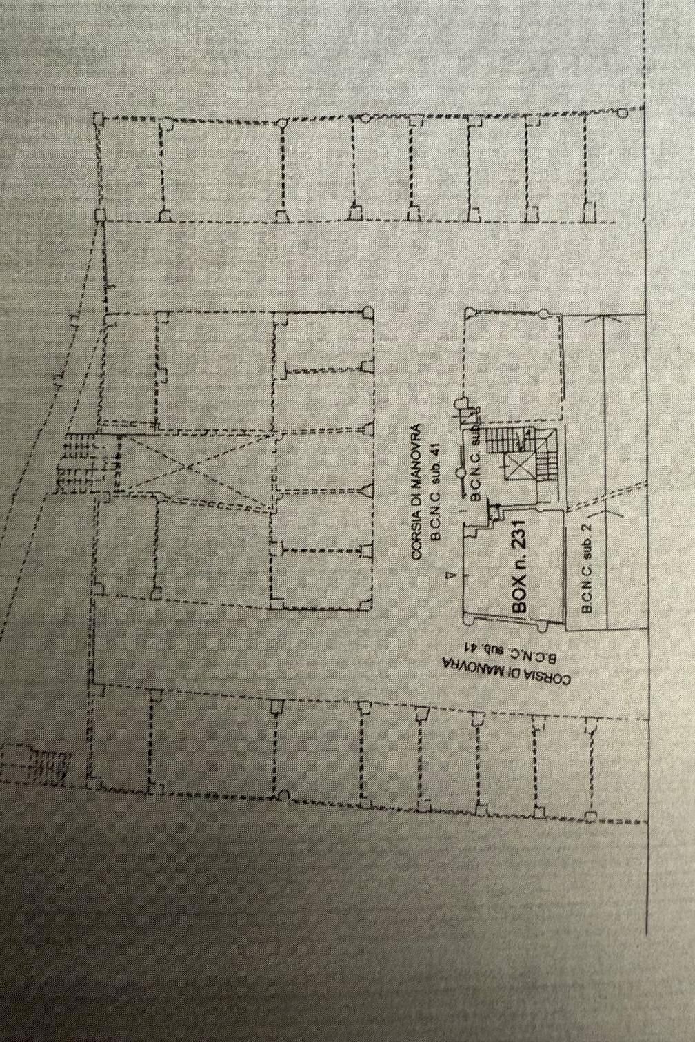 Box via Domenico Oliva, Genova (zona Sestri Ponente) - planimetria 1