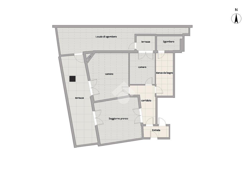 Attico Corso Roma, Diano Marina - planimetria 1