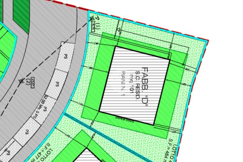 Building land Via S. Giovanni, Misano Adriatico - floor plans 1