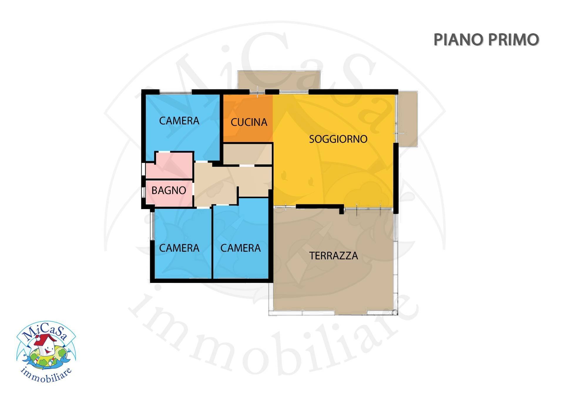 Foto 33 - Villa Bifamiliare Via Degli Allori
 
63 C, Pisa - planimetria 1