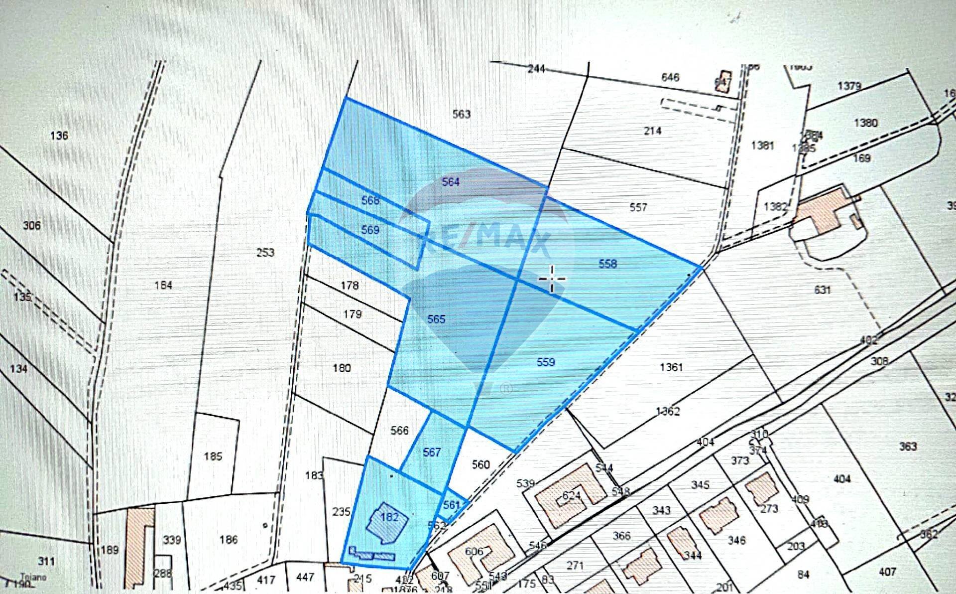 Pianta 2D - Terreno agricolo Via Cerretana
 
164, Vinci - planimetria 1