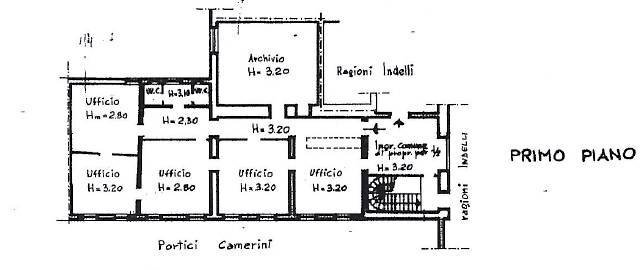 Foto 38 - Office Piazza Savonarola, Ferrara - floor plans 1