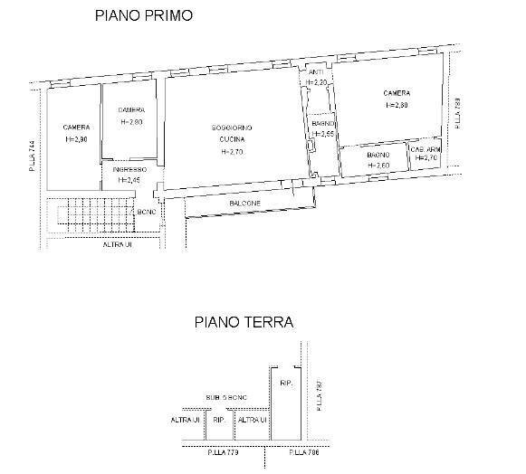 Foto 23 - Four-room apartment Mantova - floor plans 1