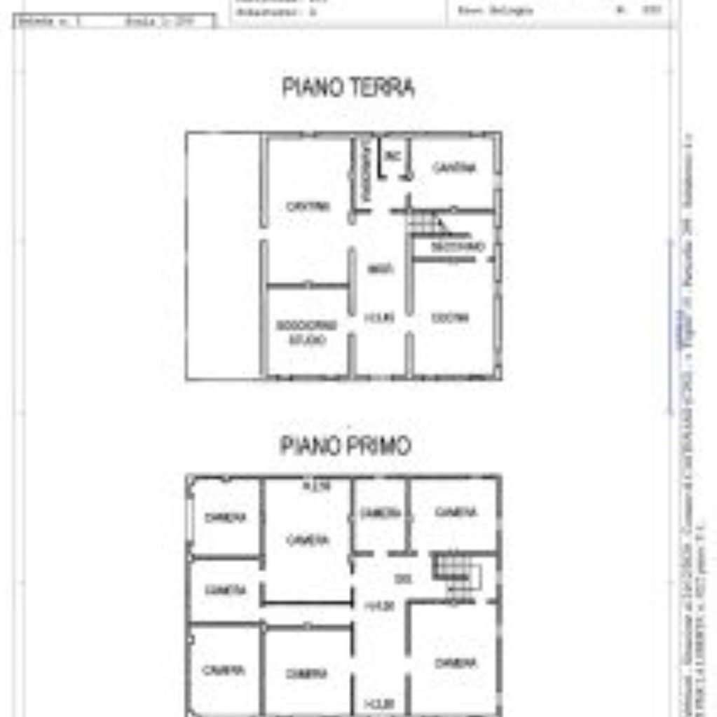 Casale Via Caduti per la Libertà, Castenaso - floor plans 1