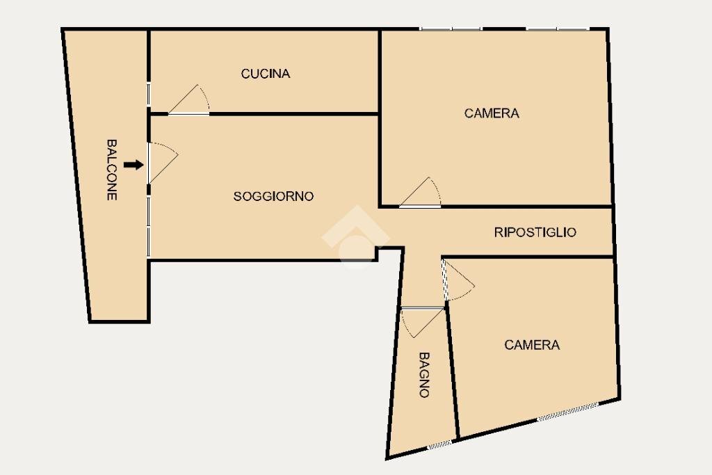 Quadrilocale Località pianpietro, Giusvalla - planimetria 1