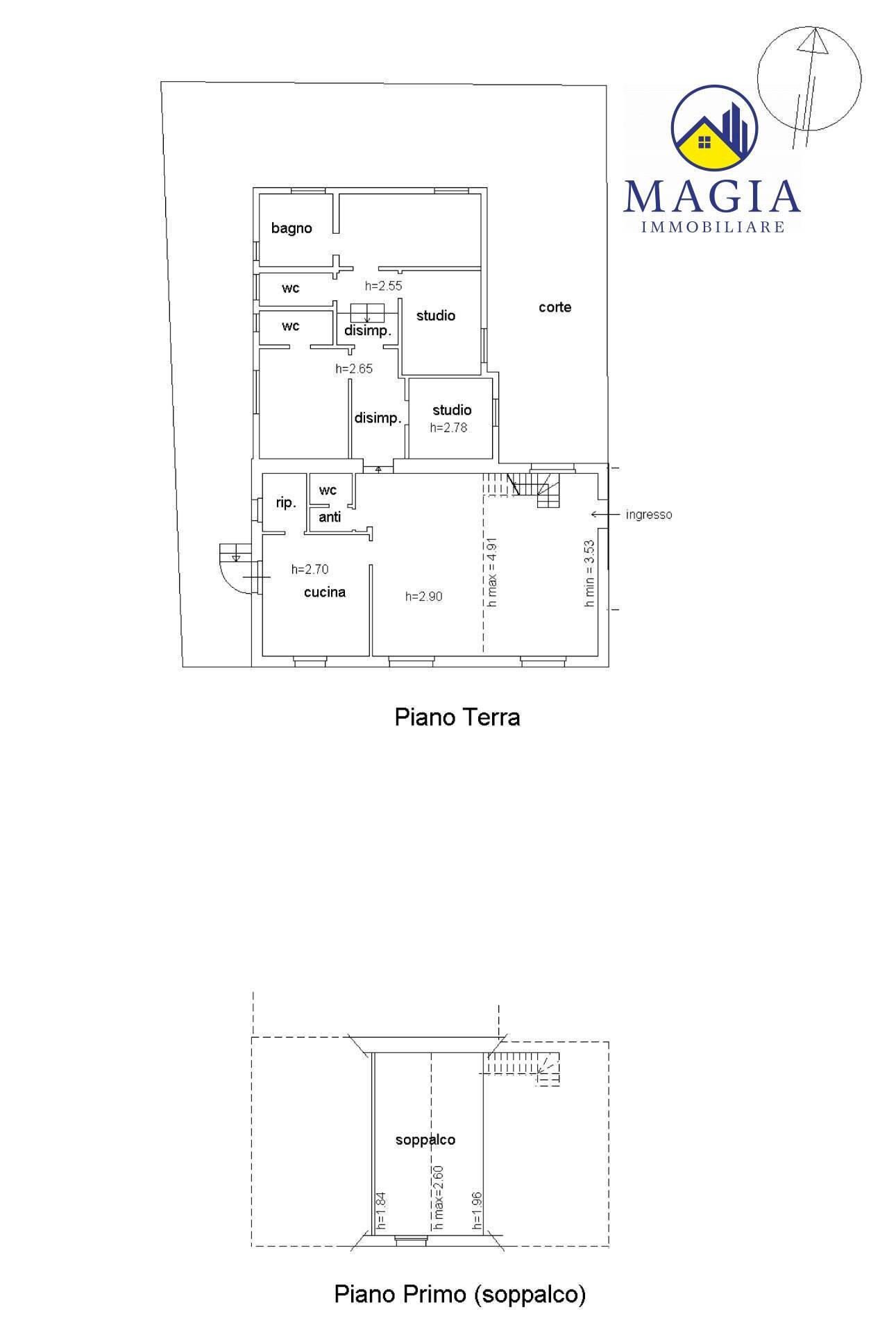 Foto 49 - Rustico Castorano - planimetria 1