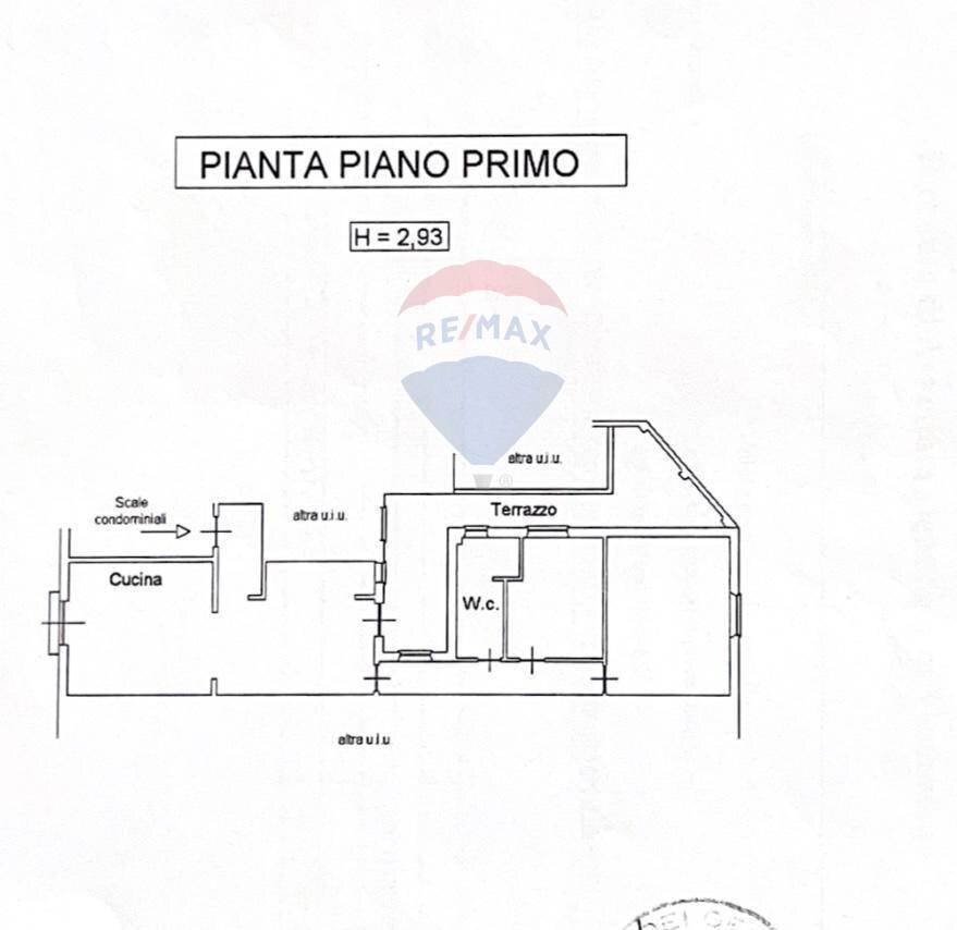 Pianta 2D - Quadrilocale Cecina - planimetria 1