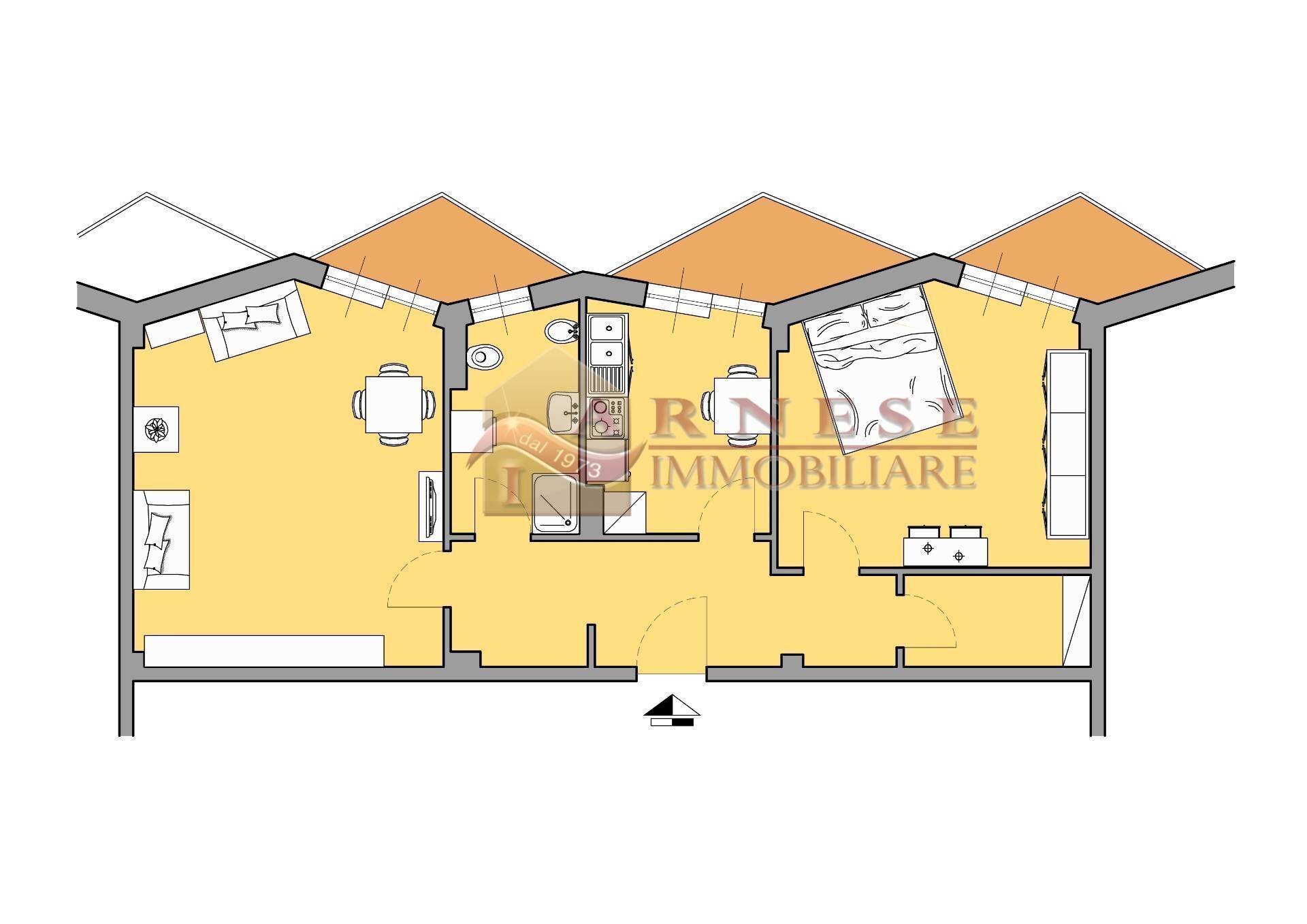 Foto 20 - Three-room apartment Via San Giorgio
 
5, Albisola Superiore - floor plans 1